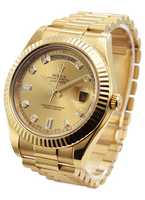 mens rolex 44mm presidential|rolex presidential 41mm price.